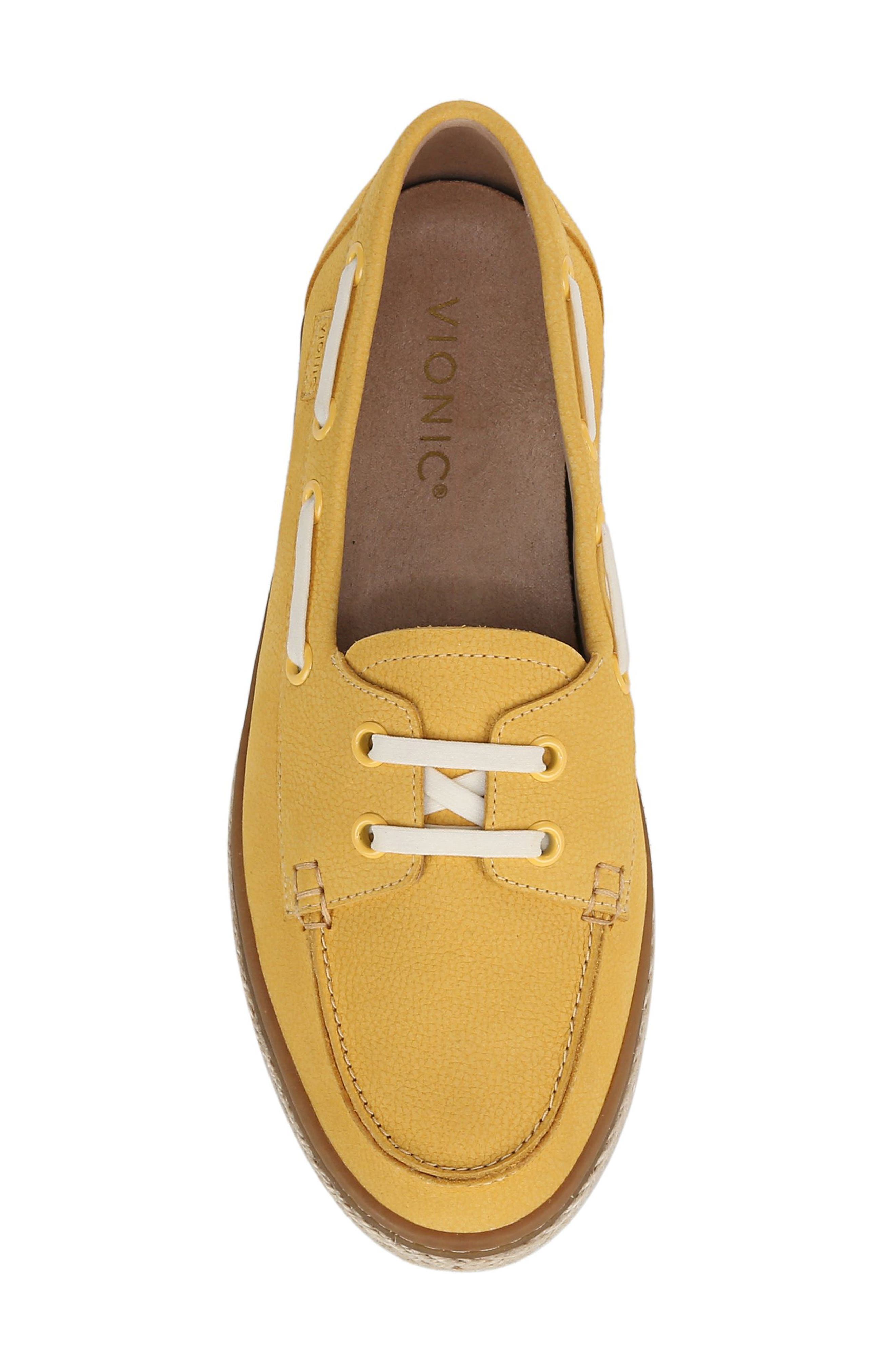 Bay Loafer Boat Shoe, Alternate, color, BUTTER YELLOW