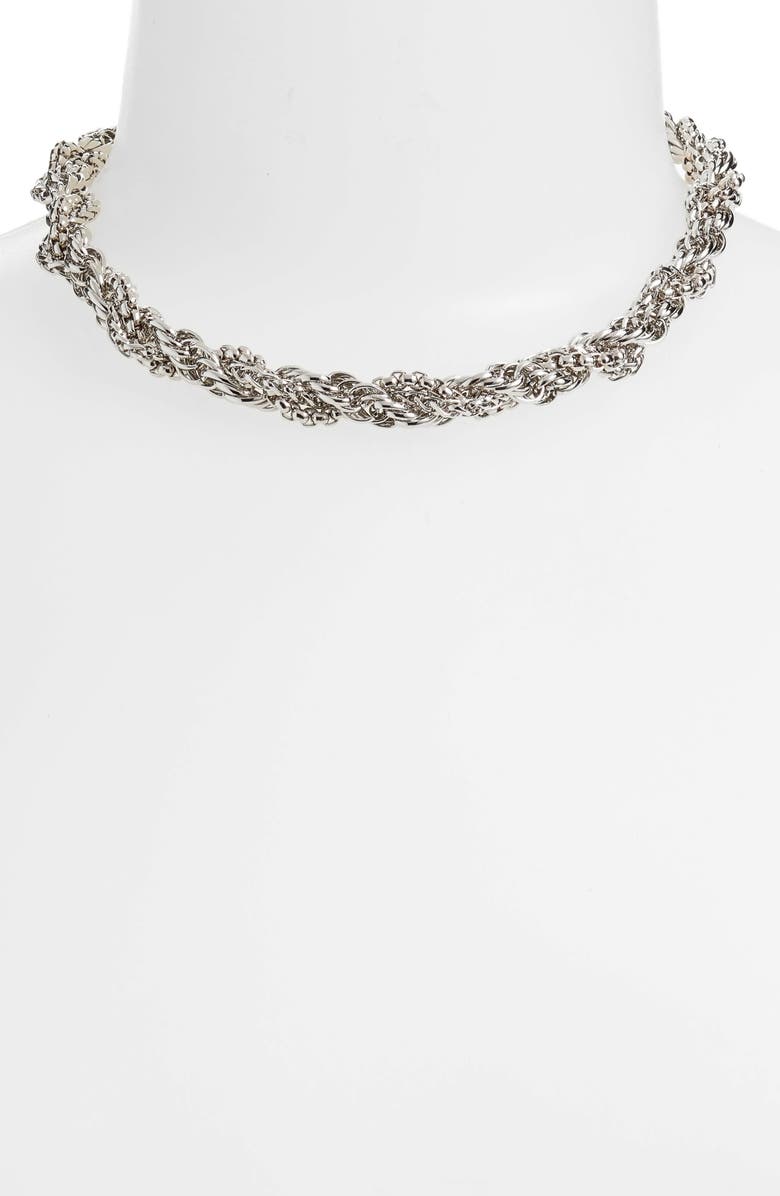 Nordstrom Twisted Chain Collar Necklace, Alternate, color,