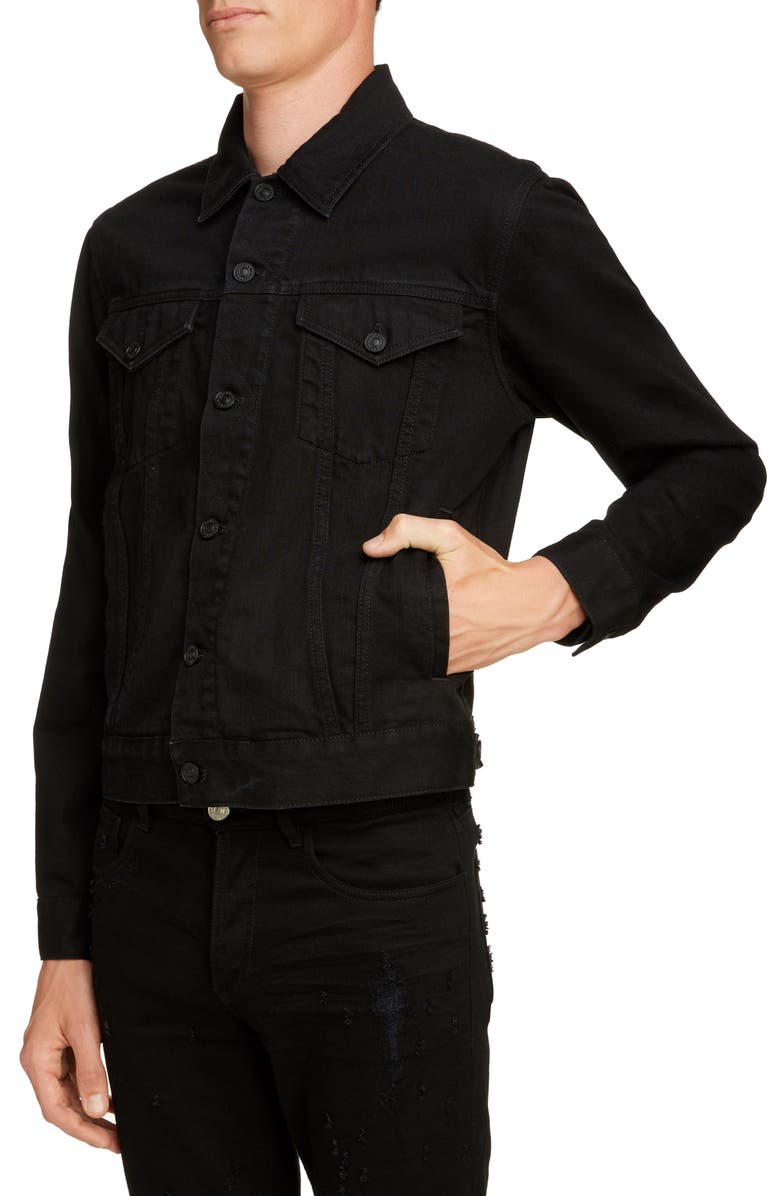 Givenchy Logo Denim Jacket, Alternate, color, 