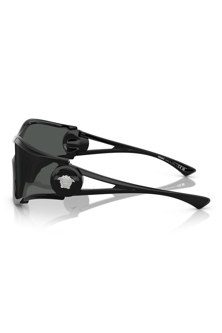 180mm Irregular Sunglasses, Alternate, color, BLACK GREY