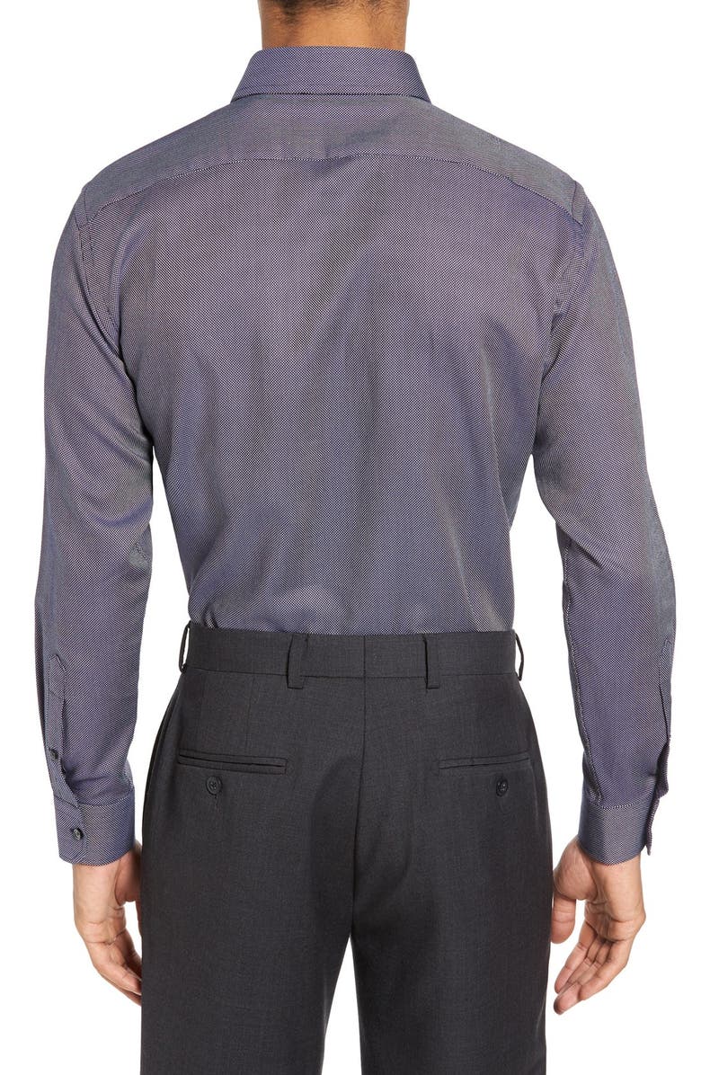 Calibrate Trim Fit Geometric Dress Shirt, Alternate, color,