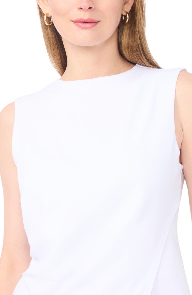 Vince Camuto Asymmetric Knit Top, Alternate, color, New Ivory