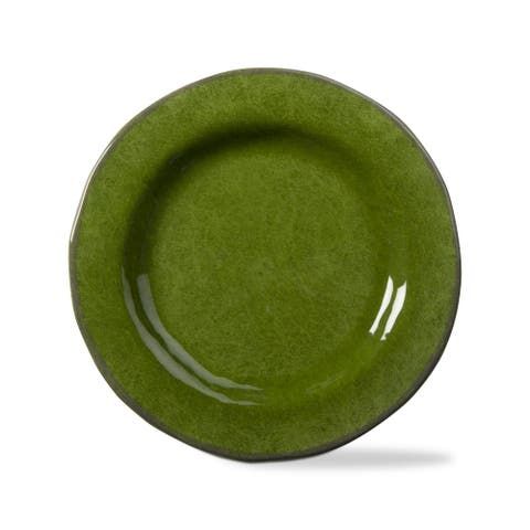 Veranda Melamine Salad Plates Set of Four Green Everyday Use