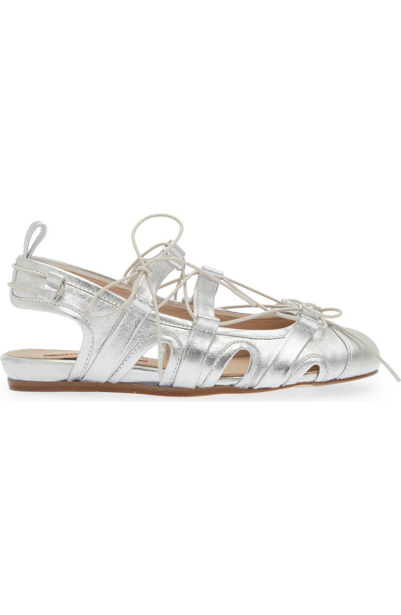 Simone Rocha Sporty Lace-Up Ballet Flat, Alternate, color,