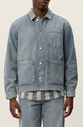 Les Deux Layton Washed Denim Overshirt