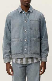 Les Deux Layton Washed Denim Overshirt