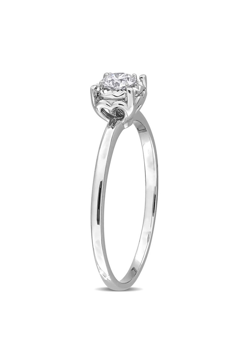 Julianna B. 1/5 ctw Lab-Grown Diamond Solitaire Ring 18k, Alternate, color, 