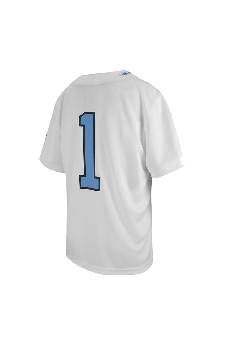 Jordan Brand Youth Jordan Brand #1 White North Carolina Tar Heels Untouchable Replica Game Jersey, Alternate, color, White