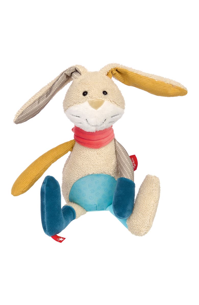 sigikid Patchwork Rabbit Plush Toy, Main, color, Multicolored