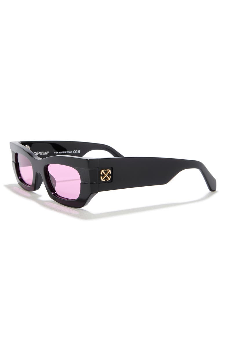 Off-White Belleville 50mm Square Sunglasses, Alternate, color, Black Pink
