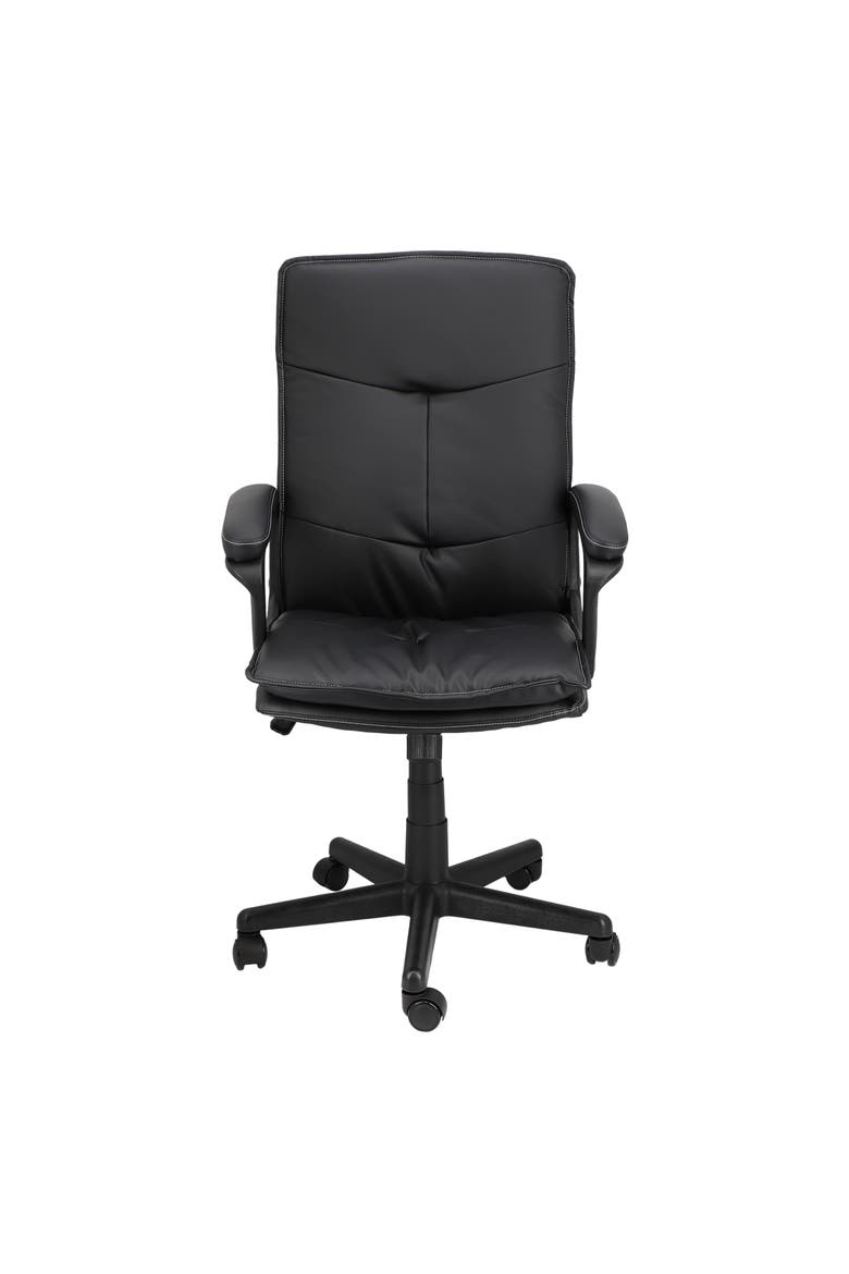 High Back Adjustable Office Chair, Alternate, color, Black