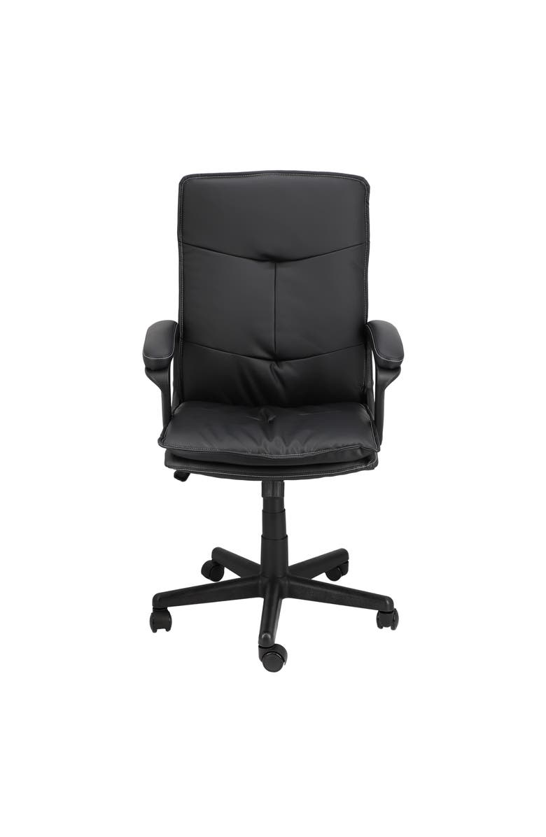 Elama High Back Adjustable Office Chair, Alternate, color, Black