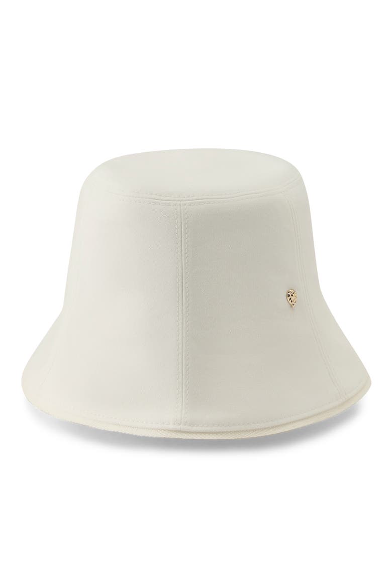 NOA UPF 50+ Cotton Canvas Bucket Hat, Main, color, WHITE