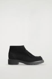COS Lace-Up Suede Ankle Boots