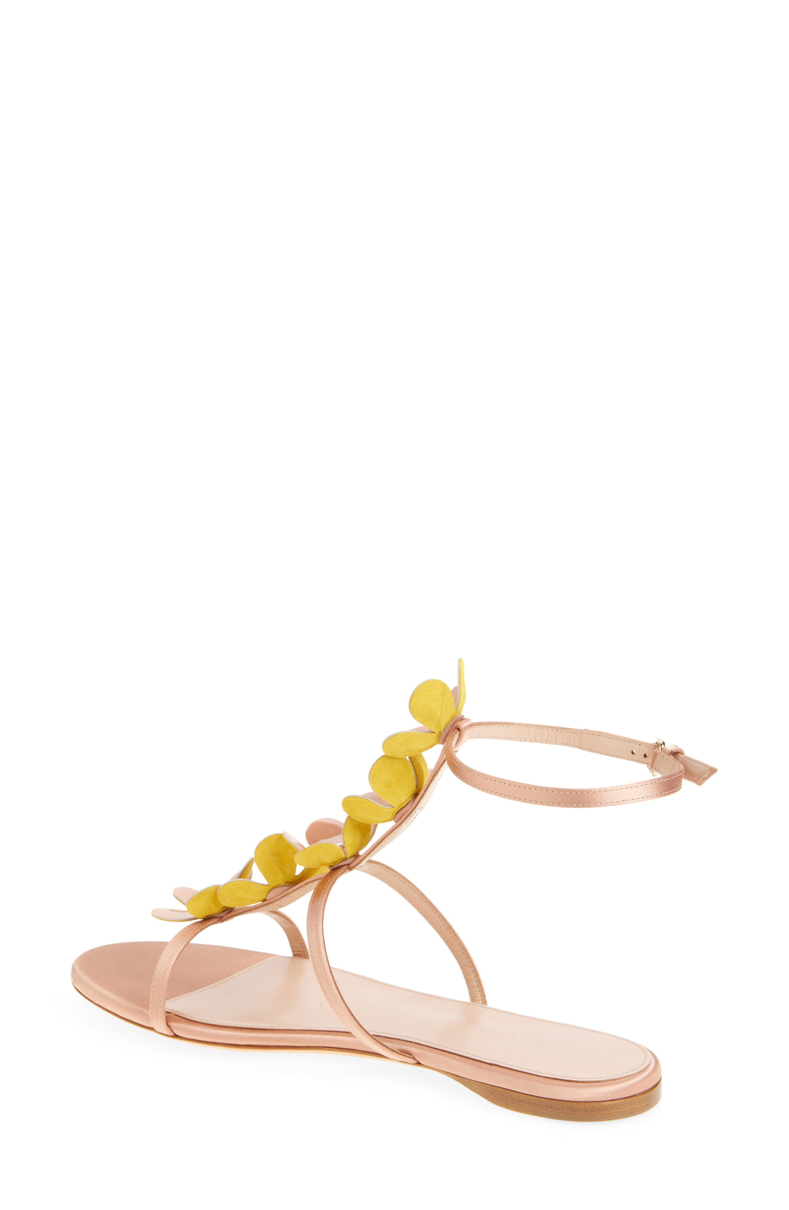 Giambattista Valli Flower Ankle Strap Sandal, Alternate, color, 