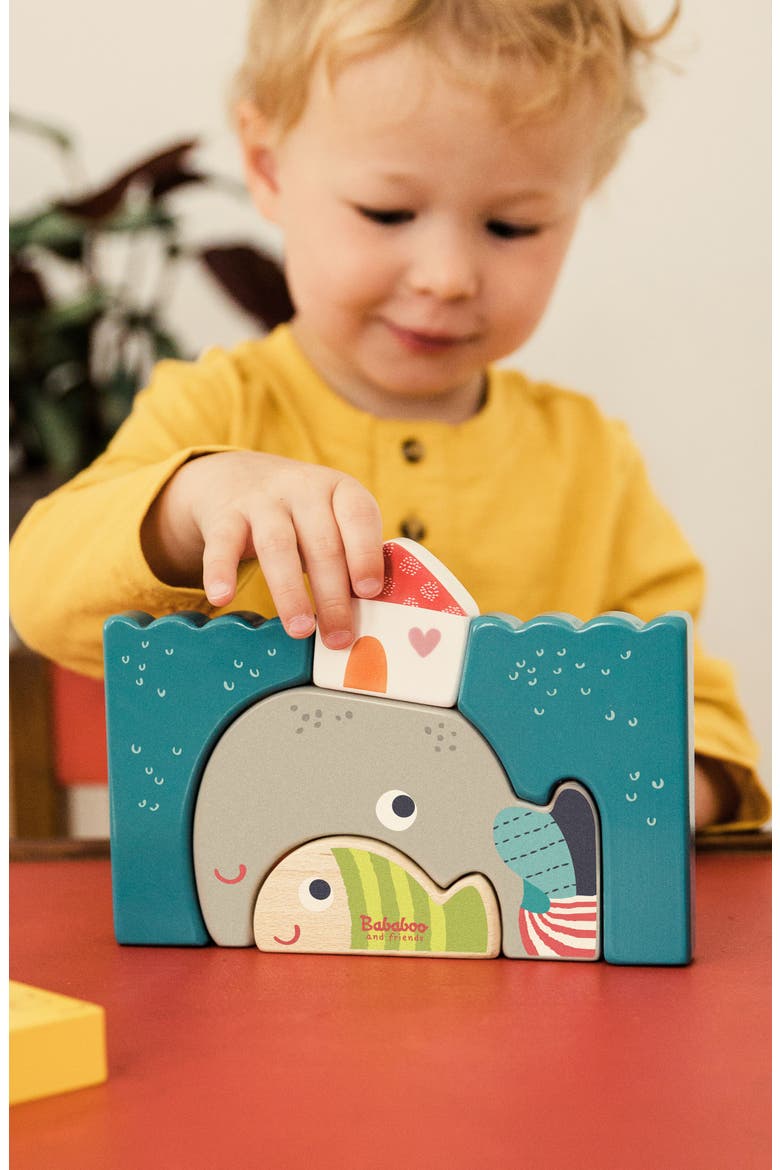 Happy Wilma Whale My First Puzzle, Alternate, color, Grey / Blue