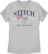 Lilo & Stitch Women's Lilo & Stitch Original American Troublemaker  Graphic T-Shirt