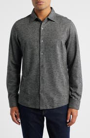 Robert Barakett Alonzo Knit Button-Up Shirt