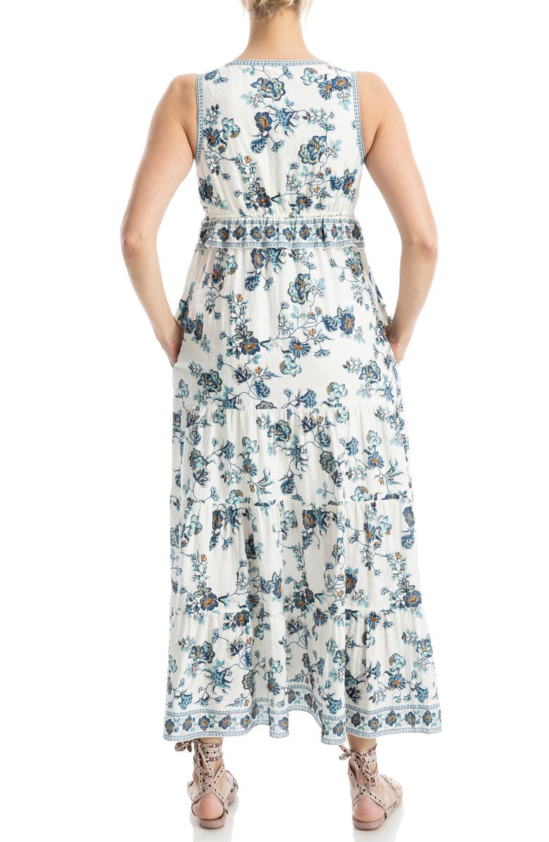 MAX STUDIO Floral Sleeveless Maxi Dress, Alternate, color,