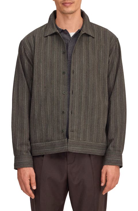 Reed 50091 Striped Shirt Jacket