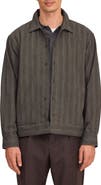 NN07 Reed 50091 Striped Shirt Jacket