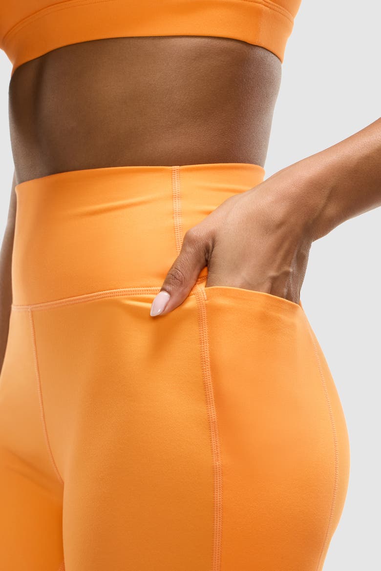 Cadent High Rise Pocket Legging 25", Alternate, color, Orange Pop