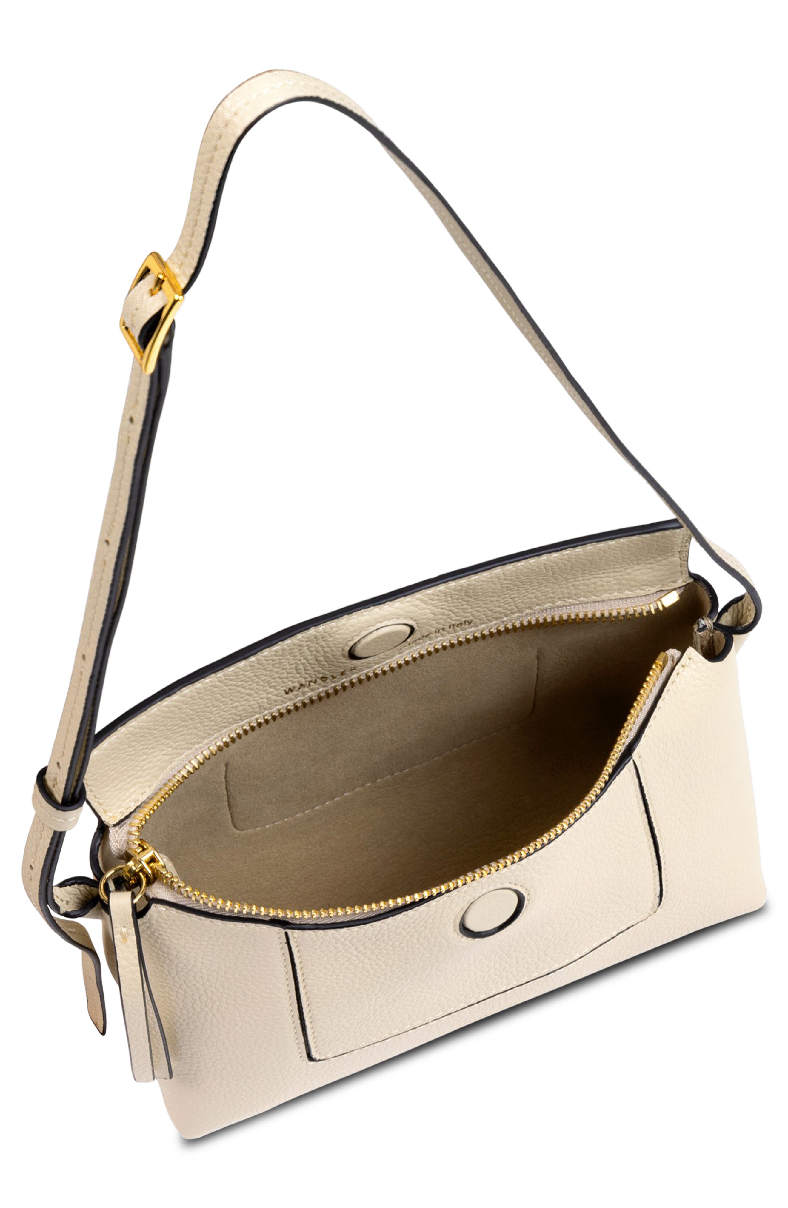Penelope Leather Shoulder Bag, Alternate, color, PALISSANDER SUEDE