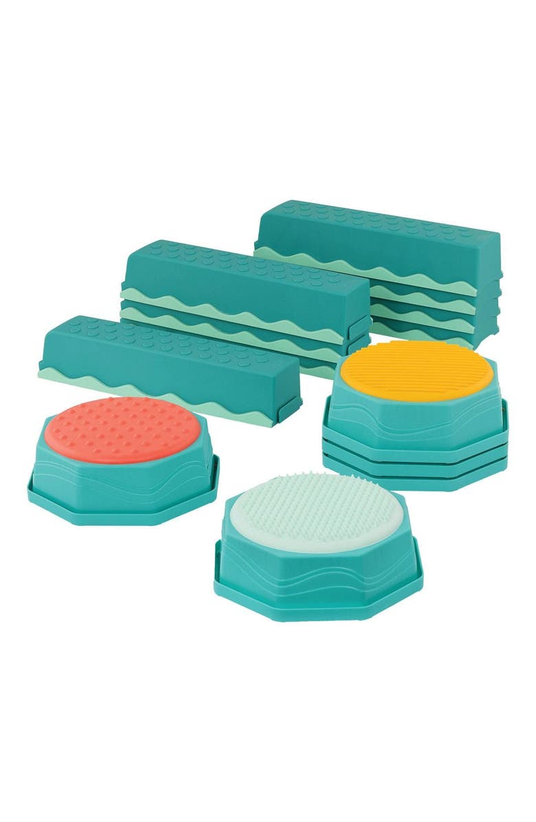 Battat Balancing Beams and Stepping Stones - 13 Pieces, Main, color, Multicolored