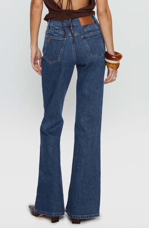 Princess Polly Magic Mirror Mid Rise Bootcut Jeans In Blue