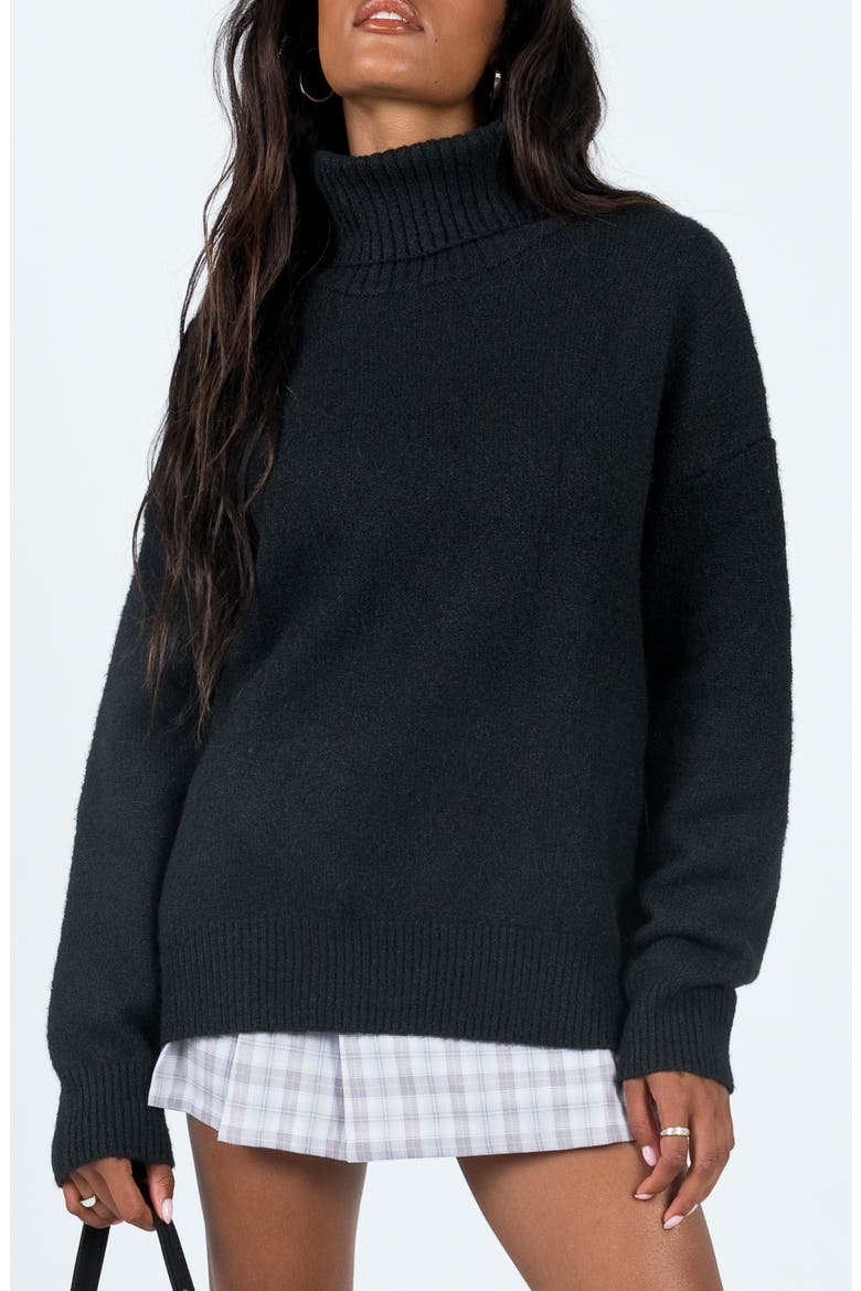Oswin Turtleneck Sweater, Main, color, BLACK