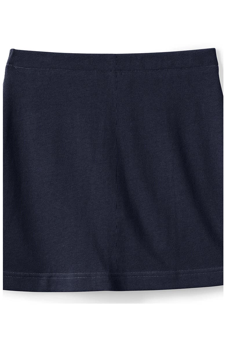 Girls Knit Skort, Alternate, color, Classic Navy