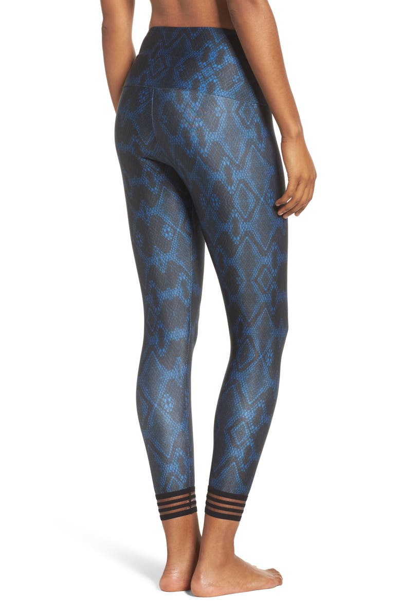 Ritz Crop Leggings, Alternate, color, NAVY PYTHON