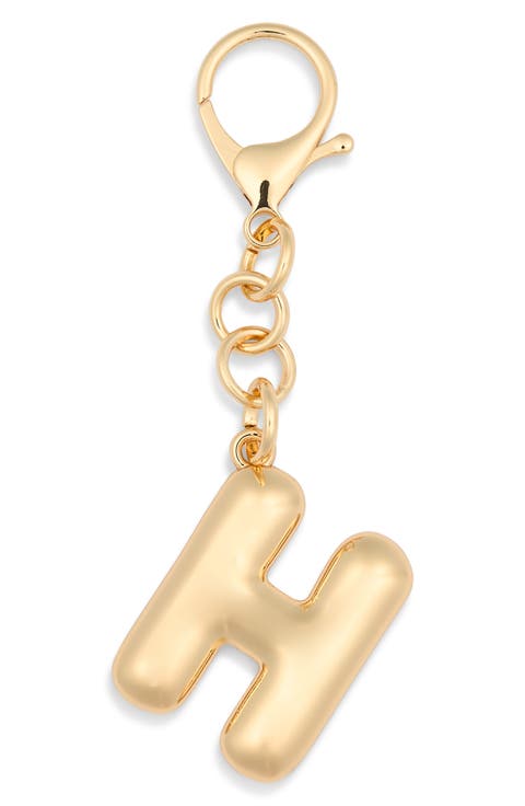 Bubble Initial Bag Charm