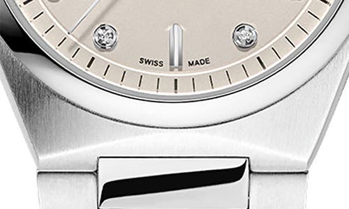 Frederique Constant Highlife Diamond Quartz Bracelet Watch, 31mm In Silverone/cream