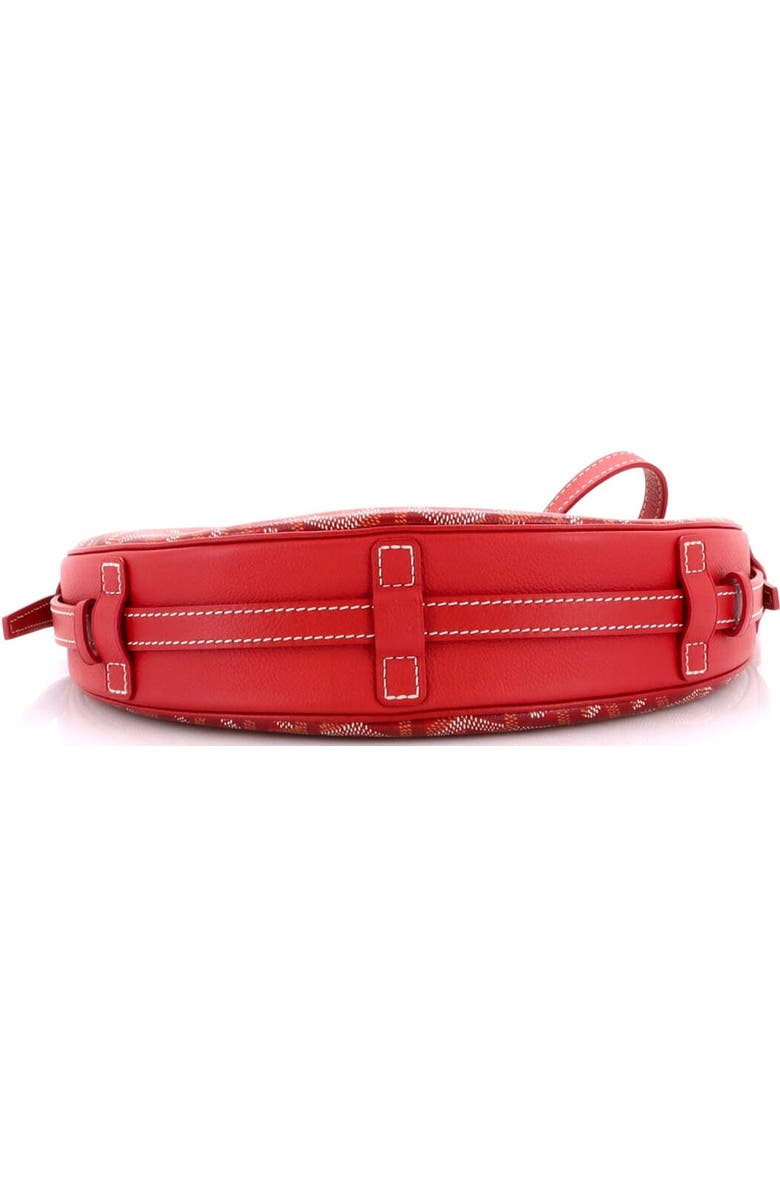 Pre-Owned Goyard Hirondelle Shoulder Bag Coated Canvas and Leather, Alternate, color, Red