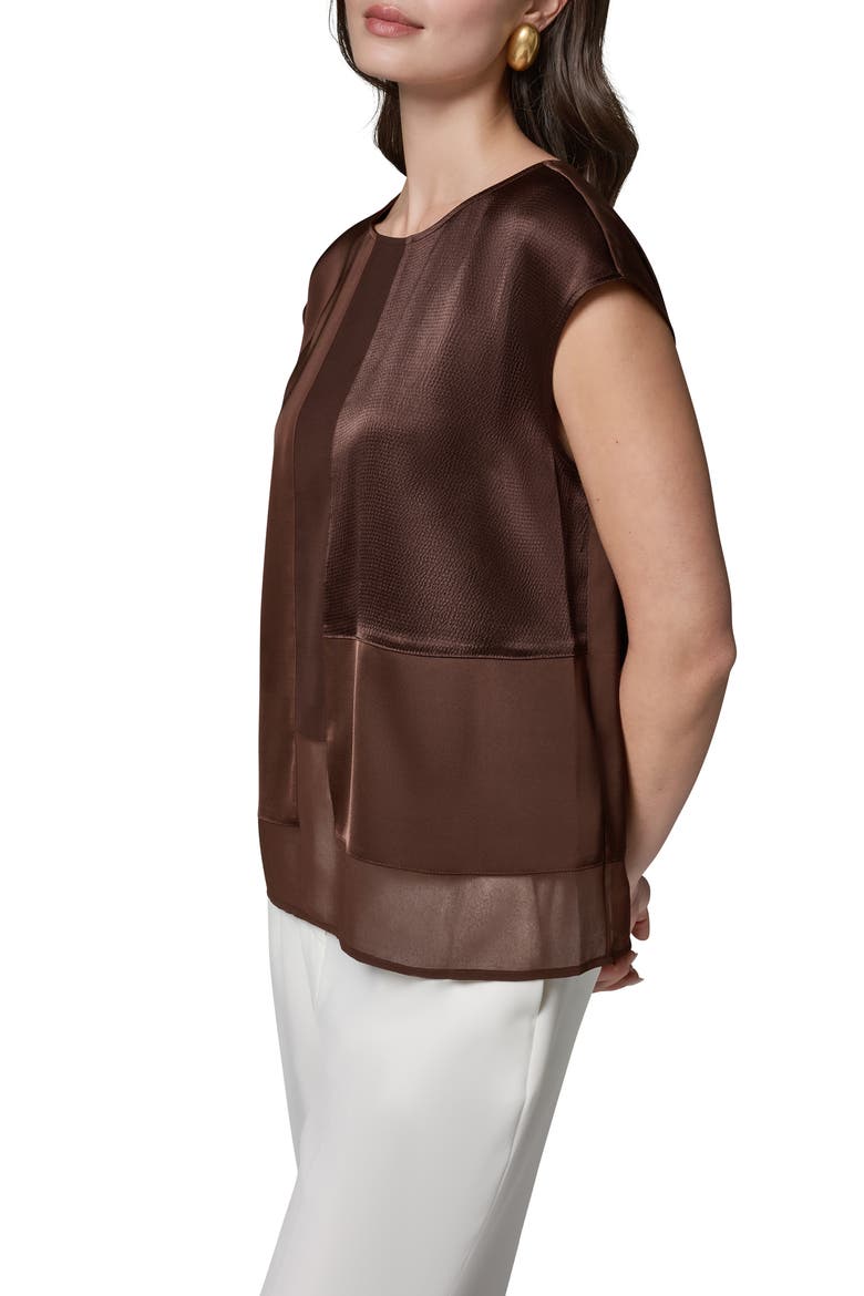Mixed Media Top, Alternate, color, CANYON