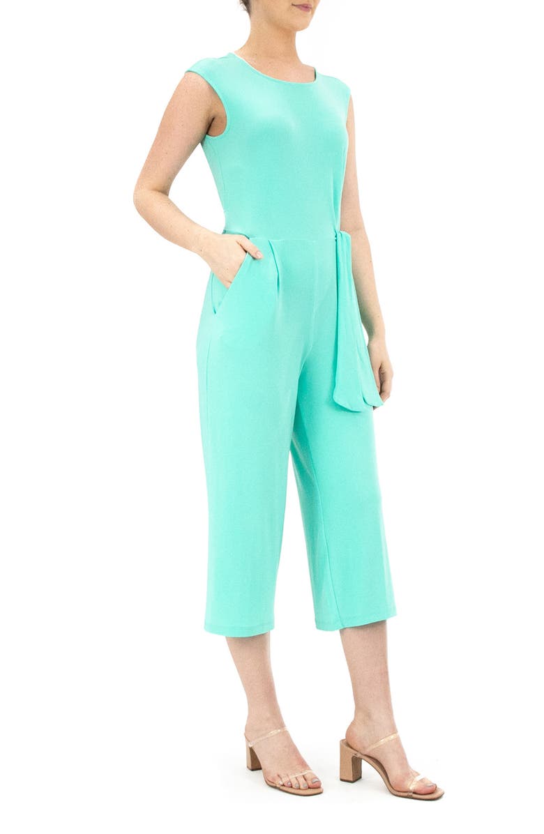 Nina Leonard Sleeveless Culotte Jumpsuit, Alternate, color, 