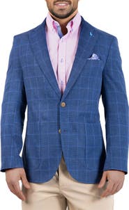TailorByrd Melange Yarn Dyed Windowpane Sport Coat