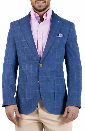TailorByrd Melange Yarn Dyed Windowpane Sport Coat