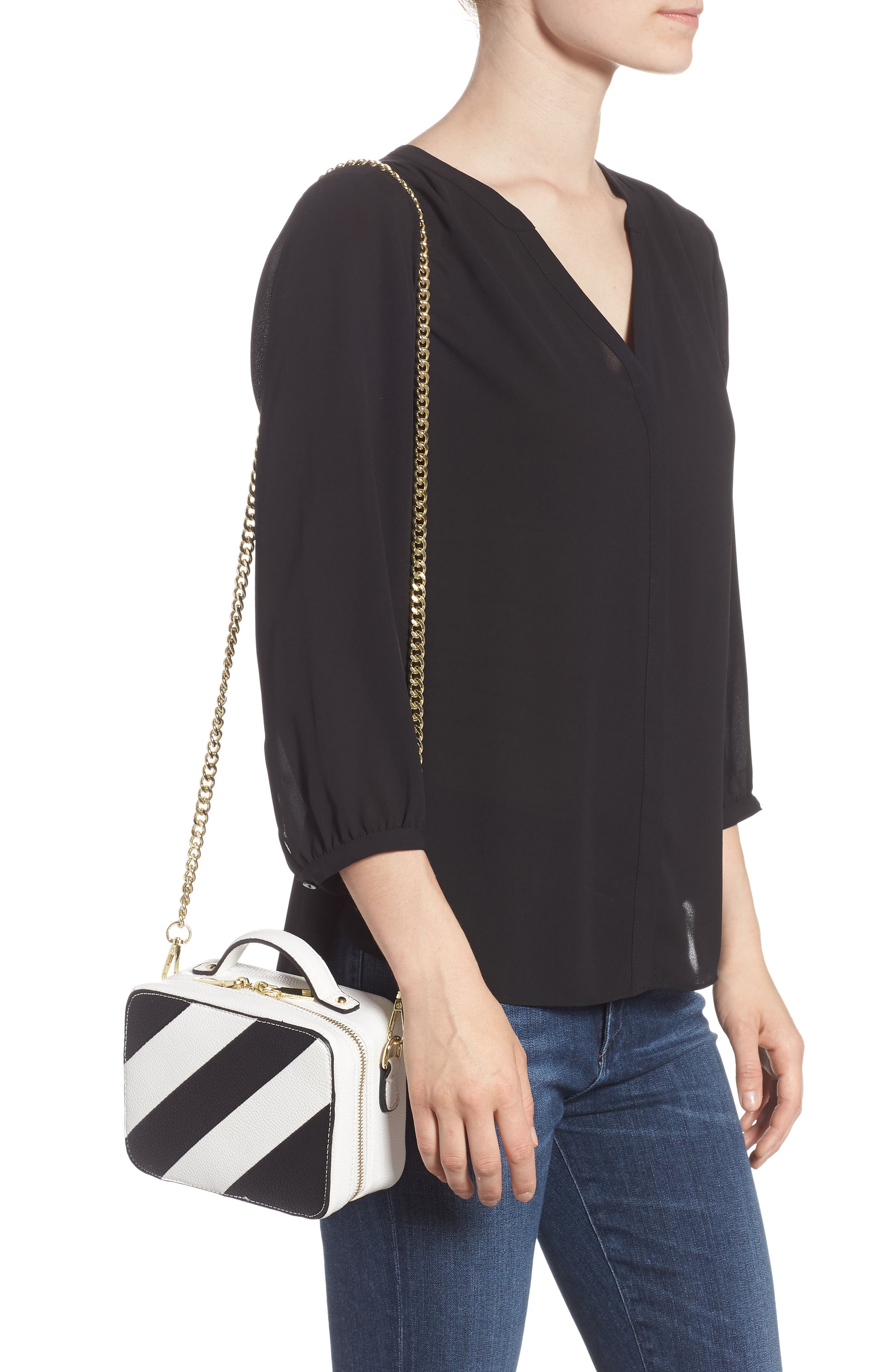 Jules Kae Sienna Faux Leather Crossbody Bag, Alternate, color, 