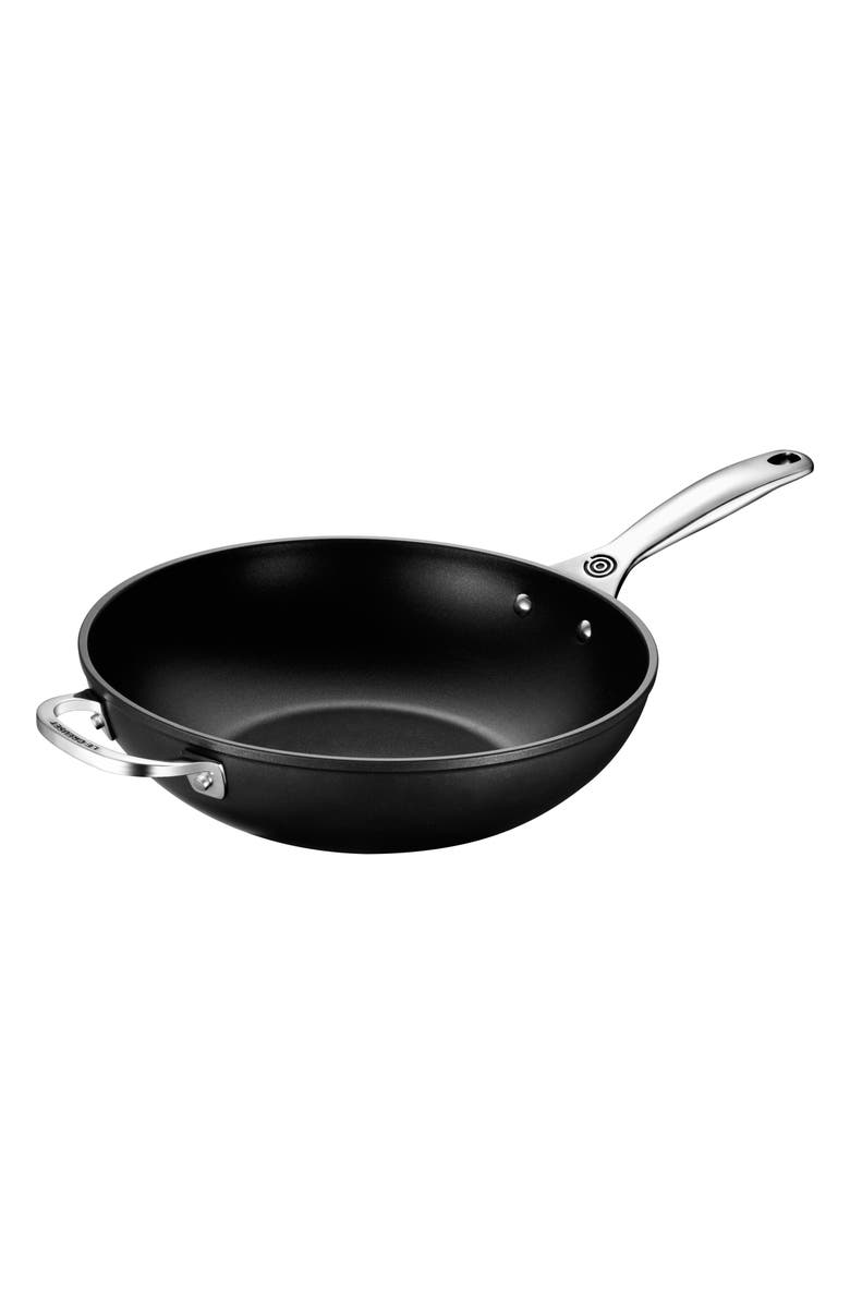 Le Creuset Toughened Nonstick PRO Stir-Fry Pan, Main, color, Black