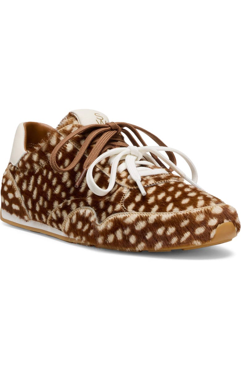 Stuart Weitzman <p>Bond Sport Genuine Calf Hair Sneaker (Women)</p>, Main, color, Brown/ White/ White