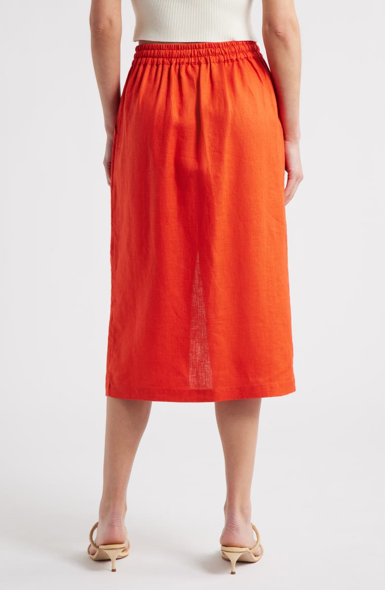 Nation LTD Maisie Linen Midi Skirt, Alternate, color,