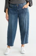 Wit & Wisdom High Waist Ankle Barely Barrel Jeans