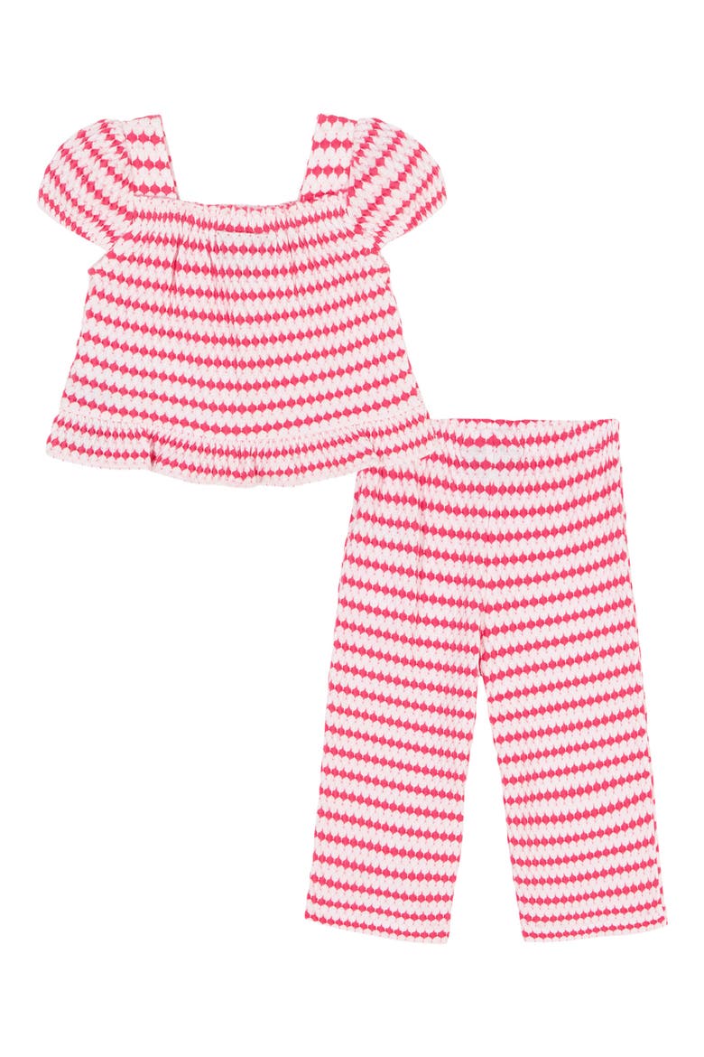 Striped 2-Piece Pants Set, Alternate, color, RED