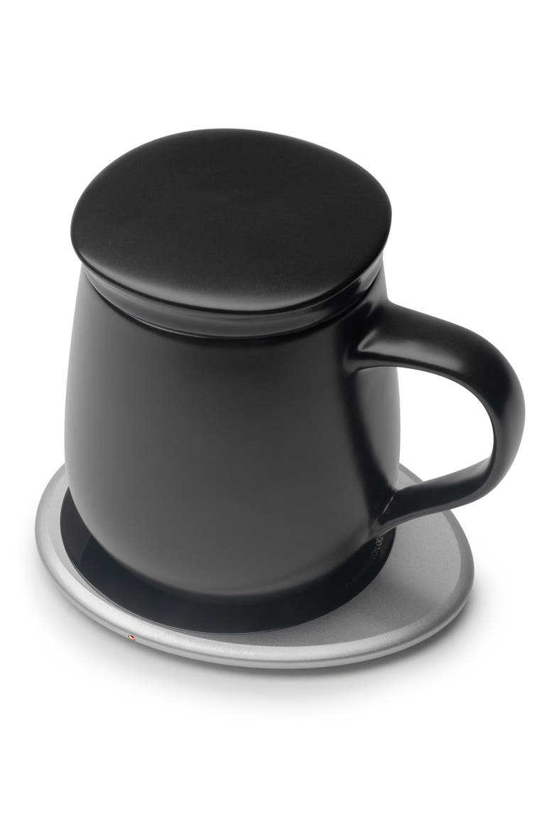 Ui 3 Mug & Warmer Set, Alternate, color, INKSTONE BLACK