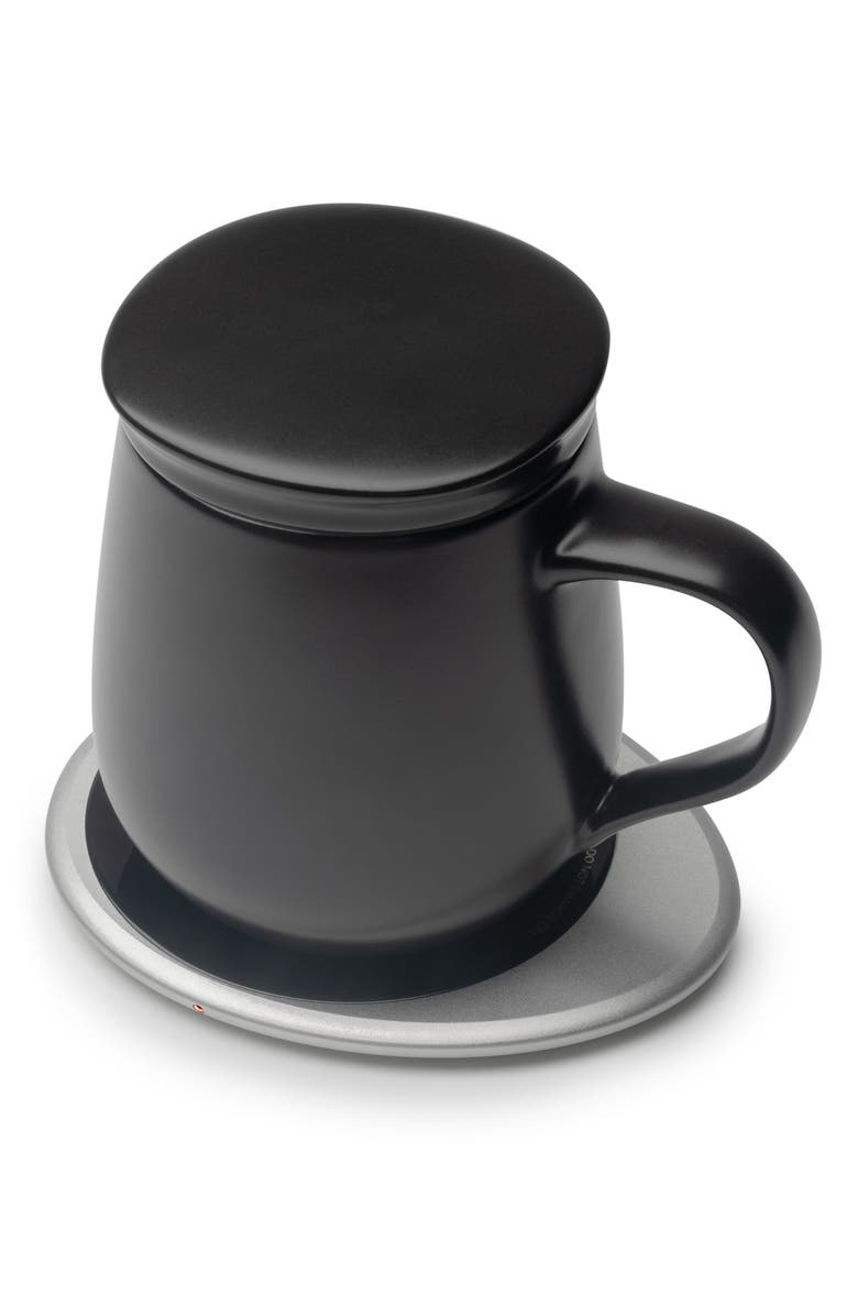 OHOM Ui 3 Mug & Warmer Set, Alternate, color, Inkstone Black