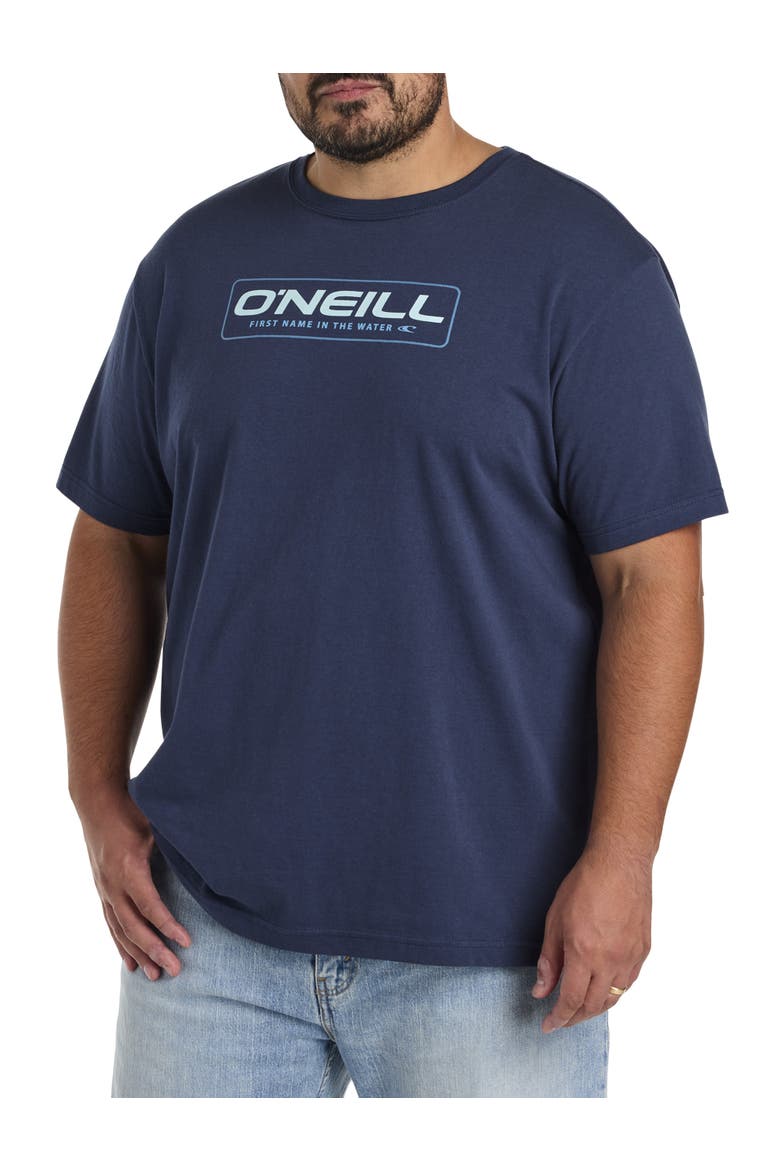 Big & Tall Bruce Graphic Tee, Main, color, NAVY