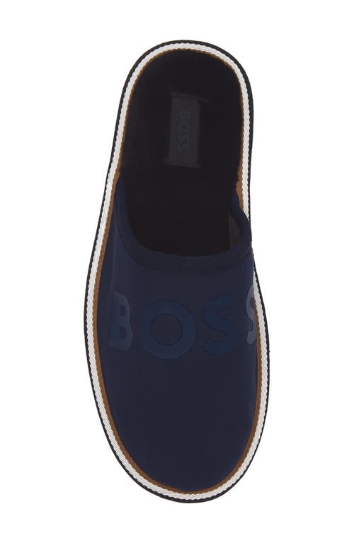 Hugo Boss Boss Home Slipper In Blue