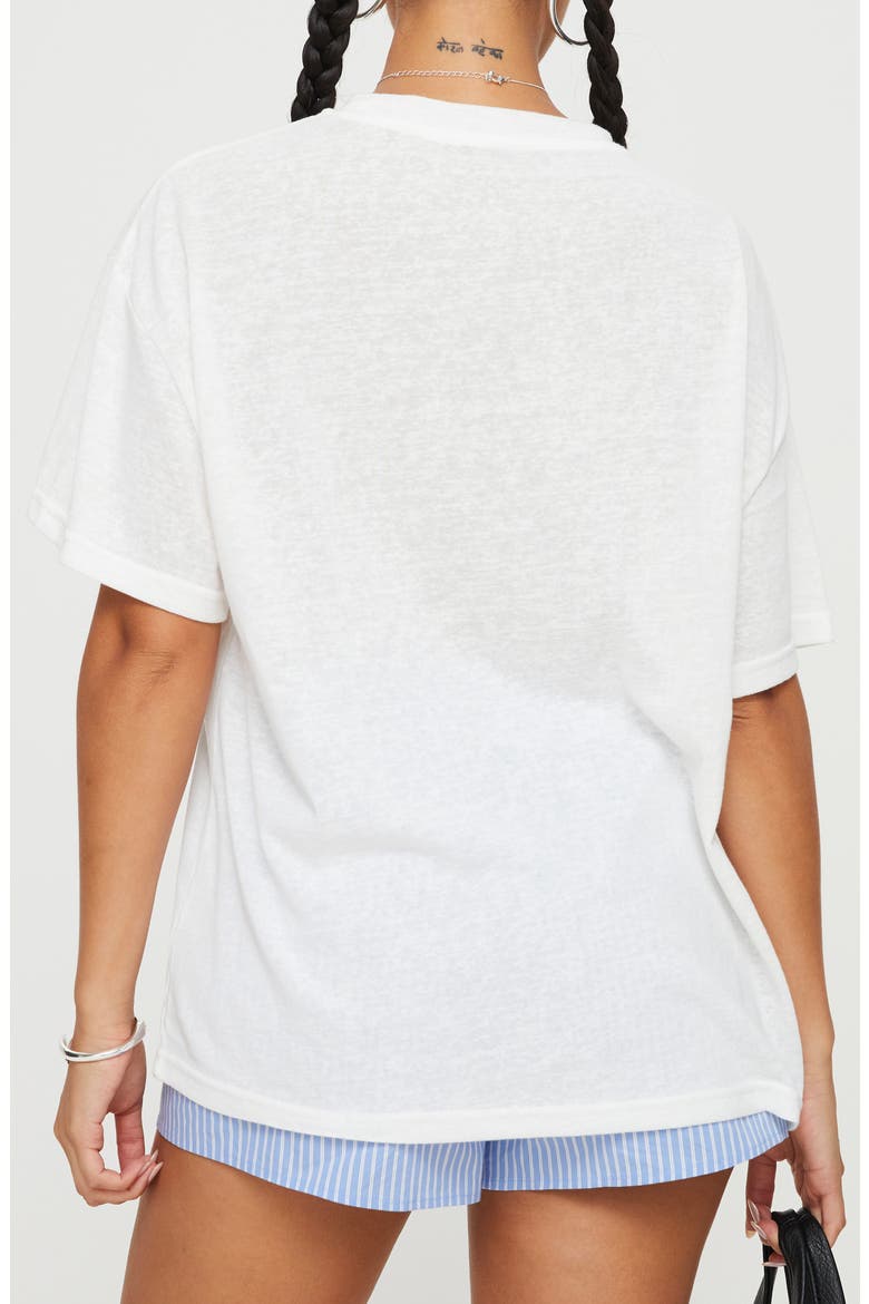 Larry Lobster Oversize Graphic T-Shirt, Alternate, color, WHITE